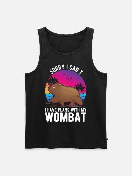 Wombat australien - Débardeur bio Premium Homme - noir