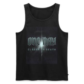 Gothic Lover One Day Closer To Death - Men's Premium Organic Tank Top - black - Front - AI Model Male 178 light (178cm)