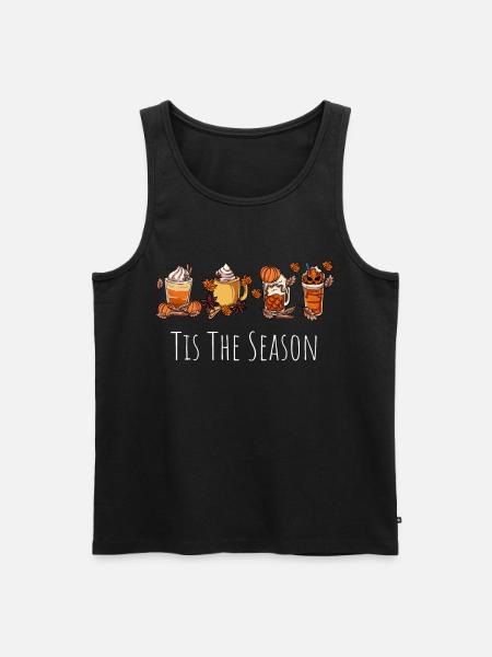 It's the season - Men's Premium Organic Tank Top - black