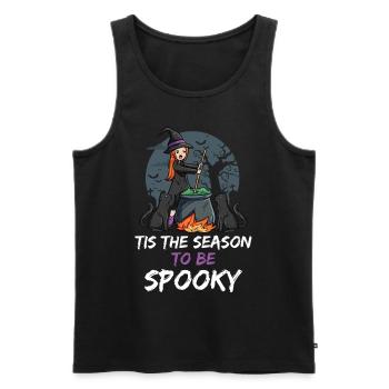Witch - Men's Premium Organic Tank Top - black - Front - Michal (187cm)