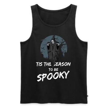 The Grim Reaper - Men's Premium Organic Tank Top - black - Front - Michal (187cm)