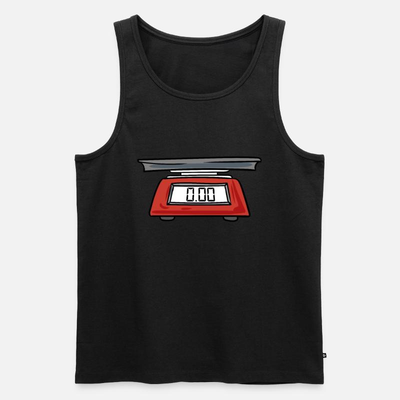 Küchenwaage - Männer Premium Bio Tank Top - Schwarz