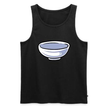 Mixing bowls - Men's Premium Organic Tank Top - black - Front - AI Model Male 178 light (178cm)