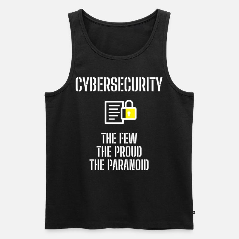 Cybersecurity - IT Security Computer Scientists - Men's Premium Organic Tank Top - black