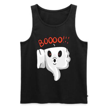 Thump Down Boo Booo Ghost Hand Costume For - Men's Premium Organic Tank Top - black - Front - AI Model Male 178 light (178cm)