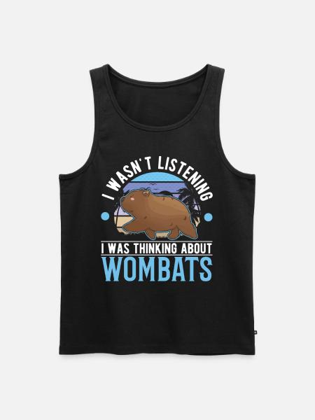 Wombat australien - Débardeur bio Premium Homme - noir