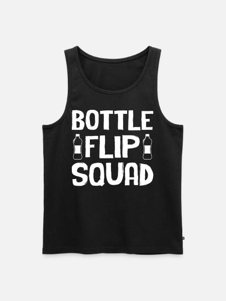 Bottle Flipping - Bottle Flip Squad - Men's Premium Organic Tank Top - black