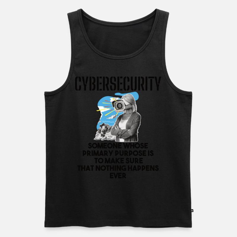 Cybersecurity - IT Security Computer Scientists - Men's Premium Organic Tank Top - undefined