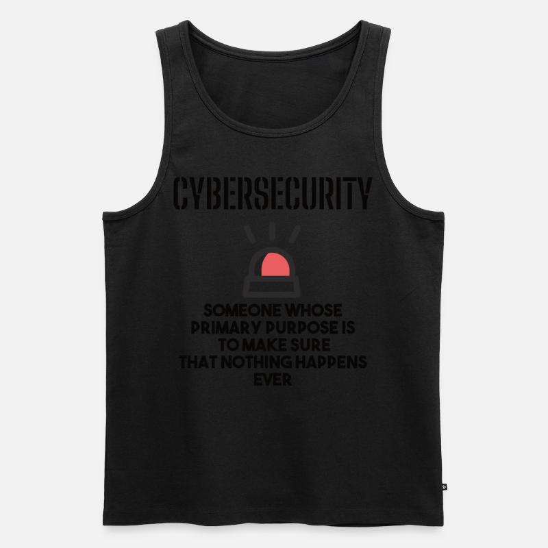 Cybersecurity - IT-Sicherheit Informatiker - Männer Premium Bio Tank Top - undefined
