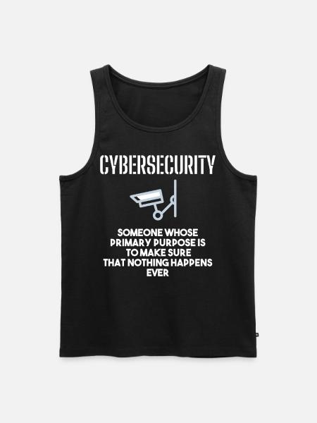 Cybersecurity - IT Security Computer Scientists - Men's Premium Organic Tank Top - black