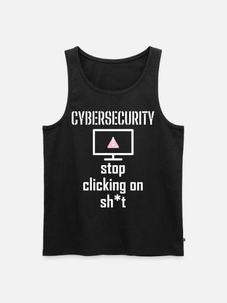 Cybersecurity - IT Security Computer Scientists - Men's Premium Organic Tank Top - black