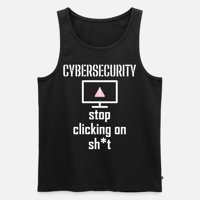 Cybersecurity - IT Security Computer Scientists - Men's Premium Organic Tank Top - black