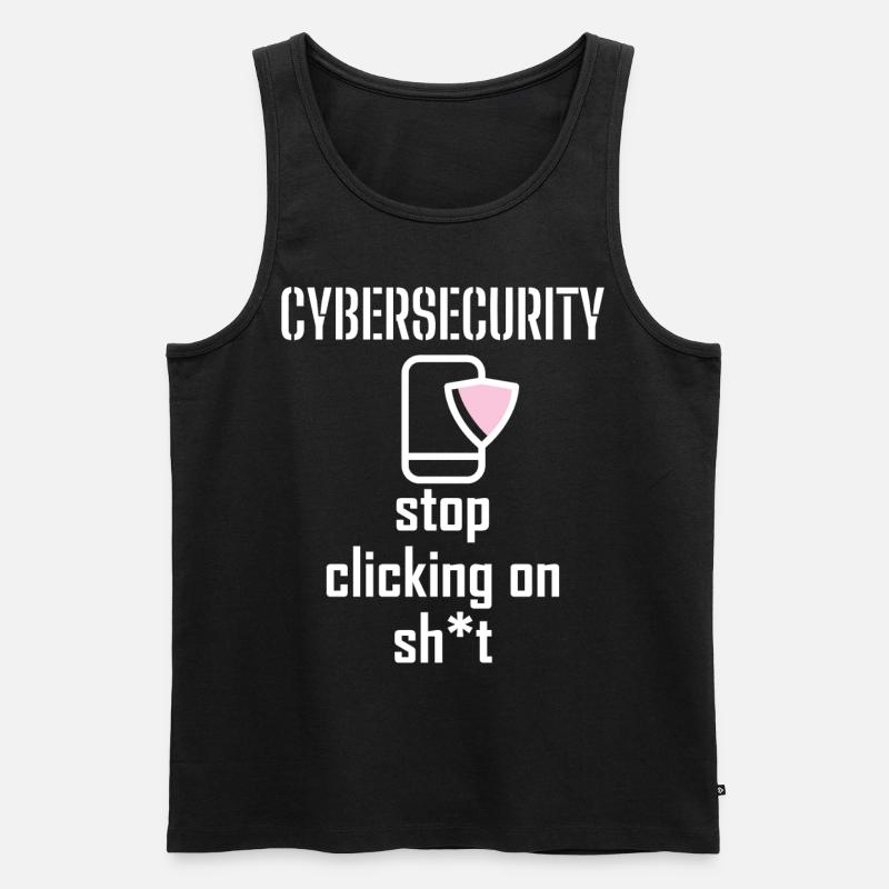 Cybersecurity - IT Security Computer Scientists - Men's Premium Organic Tank Top - black