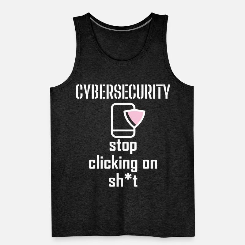 Cybersecurity - IT Security Computer Scientists Men's Premium Organic Tank Top