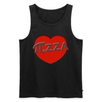 Drôle de tenue de pizza pour les amateurs de pizza et - Débardeur bio Premium Homme - noir - Devant - Michal (187cm)