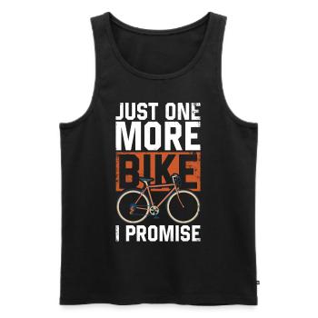 Drôle de vélo de route Cyclisme - Débardeur bio Premium Homme - noir - Devant - Michal (187cm)