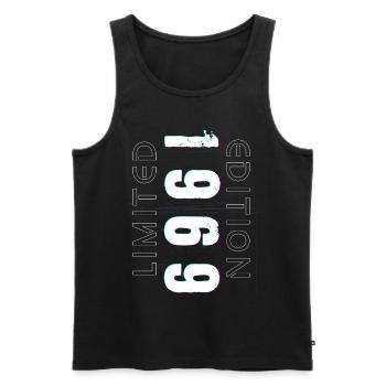 Édition Limitée Année de Naissance 1969 Cadeau Hommes - Débardeur bio Premium Homme - noir - Devant - Michal (187cm)