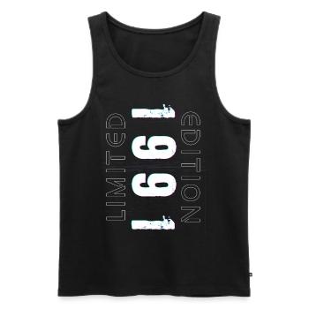 Édition Limitée Année de Naissance 1991 Cadeau Hommes - Débardeur bio Premium Homme - noir - Devant - Michal (187cm)