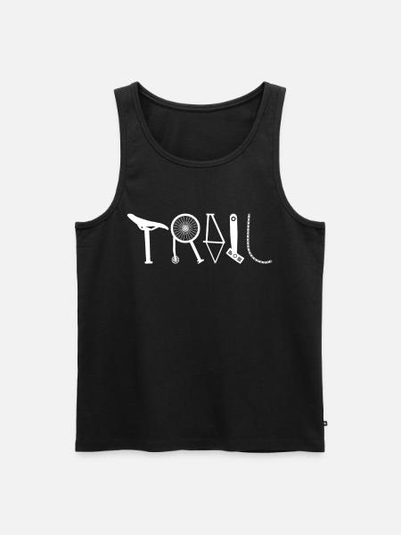 Enduro VTT VTT Équitation - Débardeur bio Premium Homme - noir
