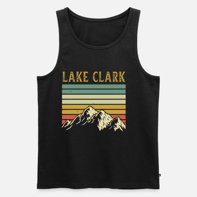 Alaska - Männer Premium Bio Tank Top - Schwarz