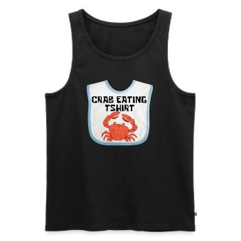 Alaska Gift Kids Men Women USA Nature Ice Cream - Men's Premium Organic Tank Top - black - Front - Michal (187cm)