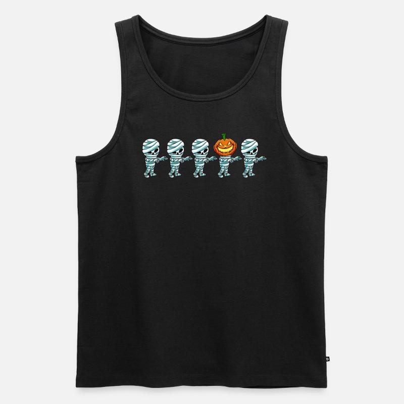Mummies Different Pumpkin - Men's Premium Organic Tank Top - black