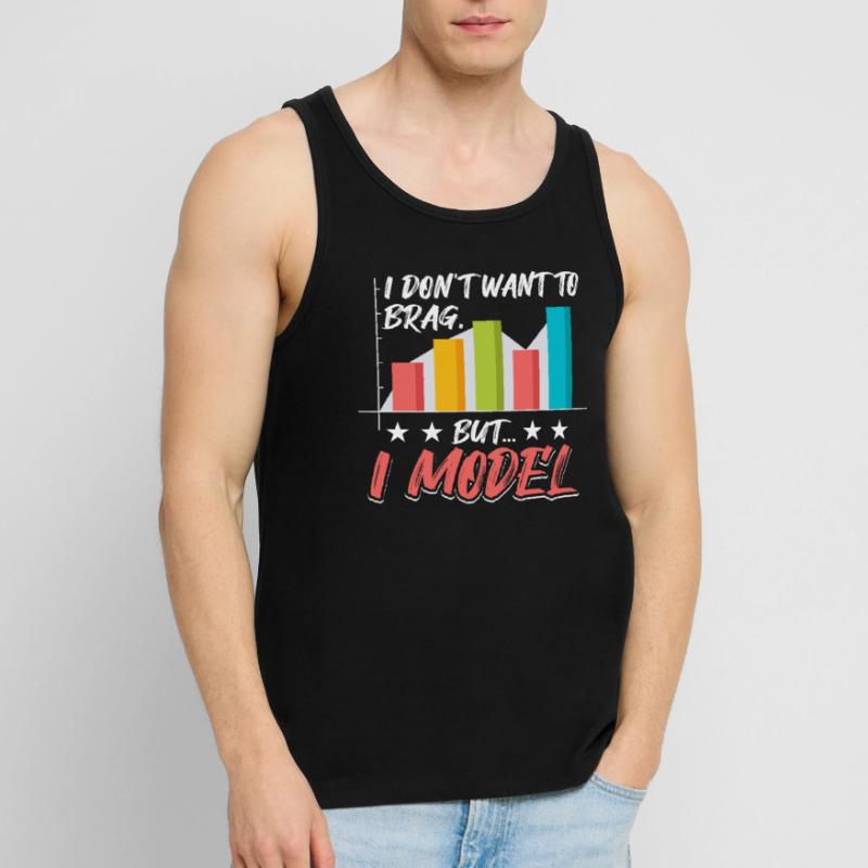 Daten Bigdata Datenanalyse Männer Premium Bio Tank Top