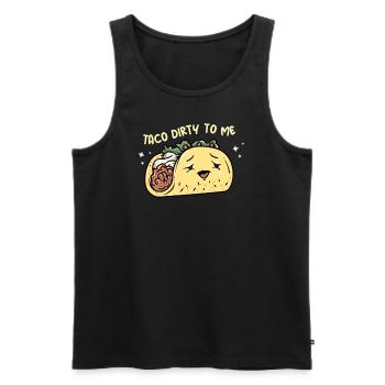 Taco Mexikanische Essen Mexico Tortilla Burrito - Männer Premium Bio Tank Top - Schwarz - Vorne - Michal (187cm)