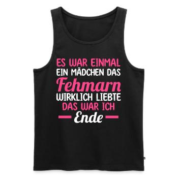 Ostsee Fehmarn - Männer Premium Bio Tank Top - Schwarz - Vorne - AI Model Male 178 light (178cm)
