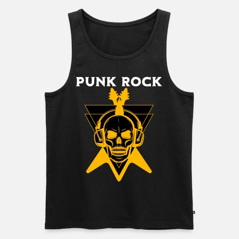 Punk Rock Punks - Männer Premium Bio Tank Top - Schwarz