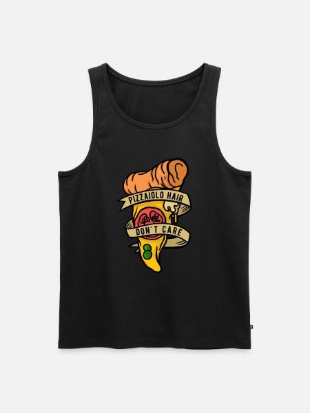 Pizza Maker Pizzaiolo - Men's Premium Organic Tank Top - black