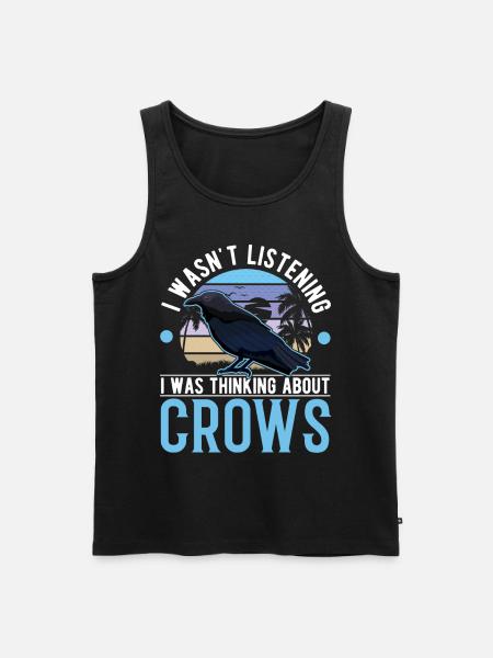 Kragegave Ravn Krage Ravn Opdrætter - Herre Premium økologisk tanktop - sort