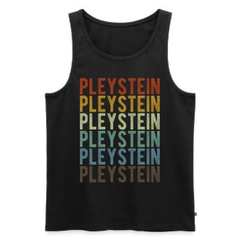 Pleystein City Rétro Vintage - Débardeur bio Premium Homme - noir - Devant - Michal (187cm)