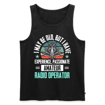 Amateur Spektrum Hobbyist Radio Analyzer - Männer Premium Bio Tank Top - Schwarz - Vorne - Michal (187cm)