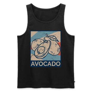 Vegetarier Gemüse Cinco De Mayo Mexikanisch - Männer Premium Bio Tank Top - Schwarz - Vorne - Michal (187cm)