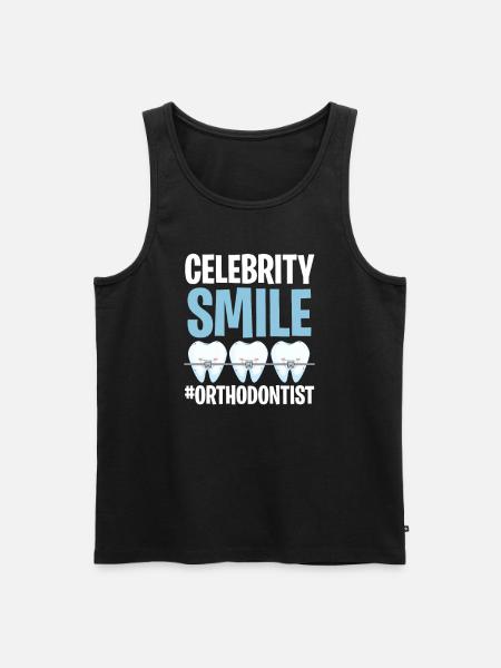Orthodontist - Men's Premium Organic Tank Top - black