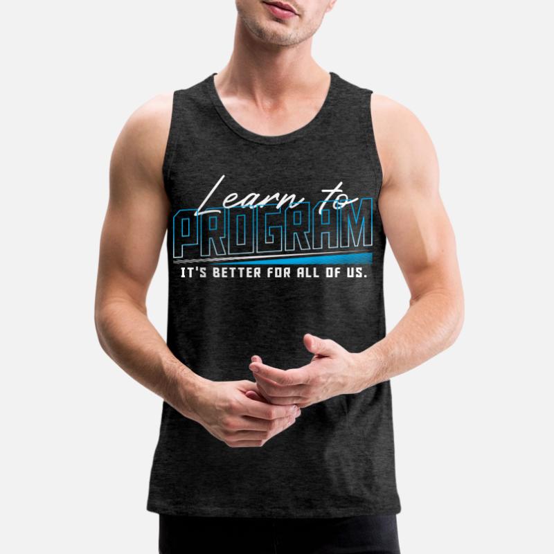 HTML Binärcode Hacking Programmierer Männer Premium Bio Tank Top