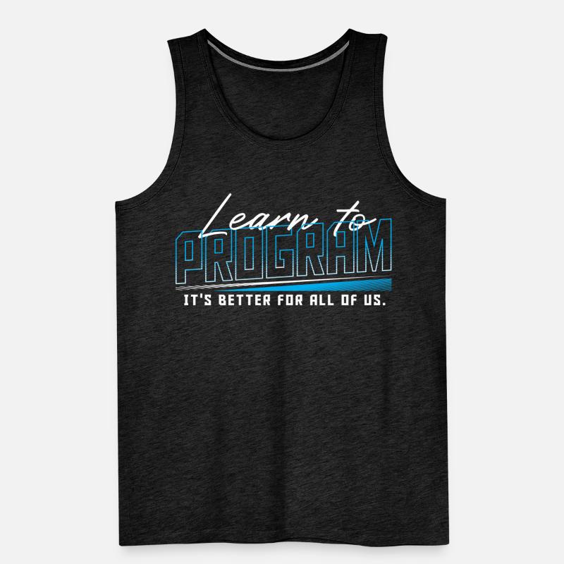 HTML Binärcode Hacking Programmierer Männer Premium Bio Tank Top