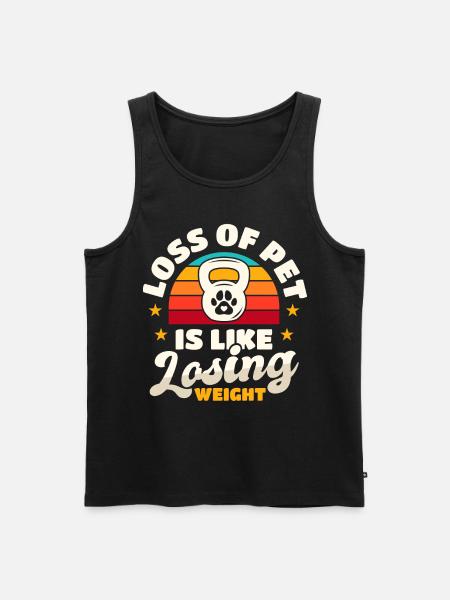 Fitness Dog Exercise - Men's Premium Organic Tank Top - black