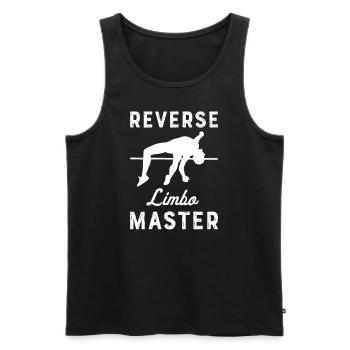 Stabhochsprung Hochsprung Leichtathletik Zehnkampf - Männer Premium Bio Tank Top - Schwarz - Vorne - Michal (187cm)
