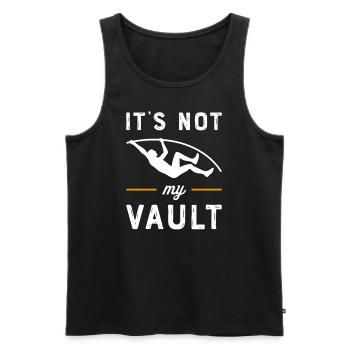 Stabhochsprung Hochsprung Leichtathletik Zehnkampf - Männer Premium Bio Tank Top - Schwarz - Vorne - Michal (187cm)