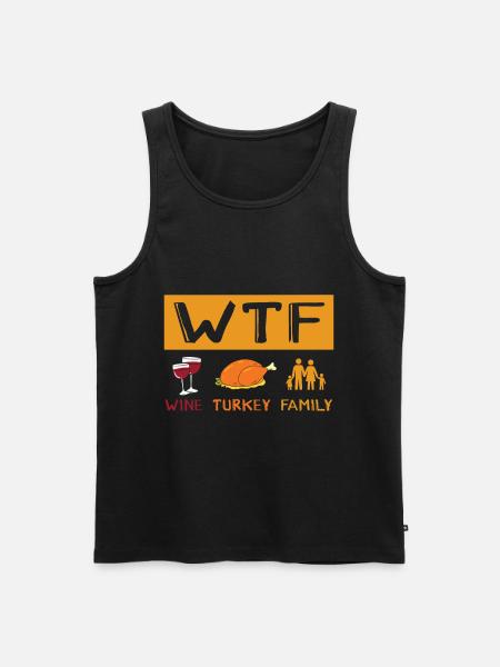 Dankbares Thanksgiving-dinner Der - Männer Premium Bio Tank Top - Schwarz