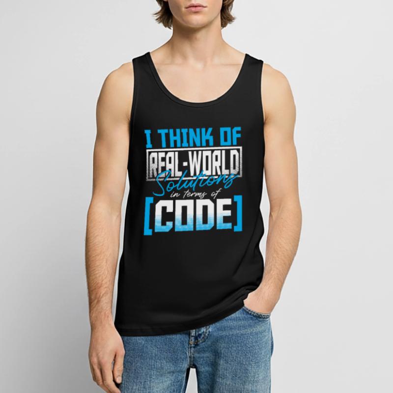 Javascript Software Developer Men's Premium Organic Tank Top