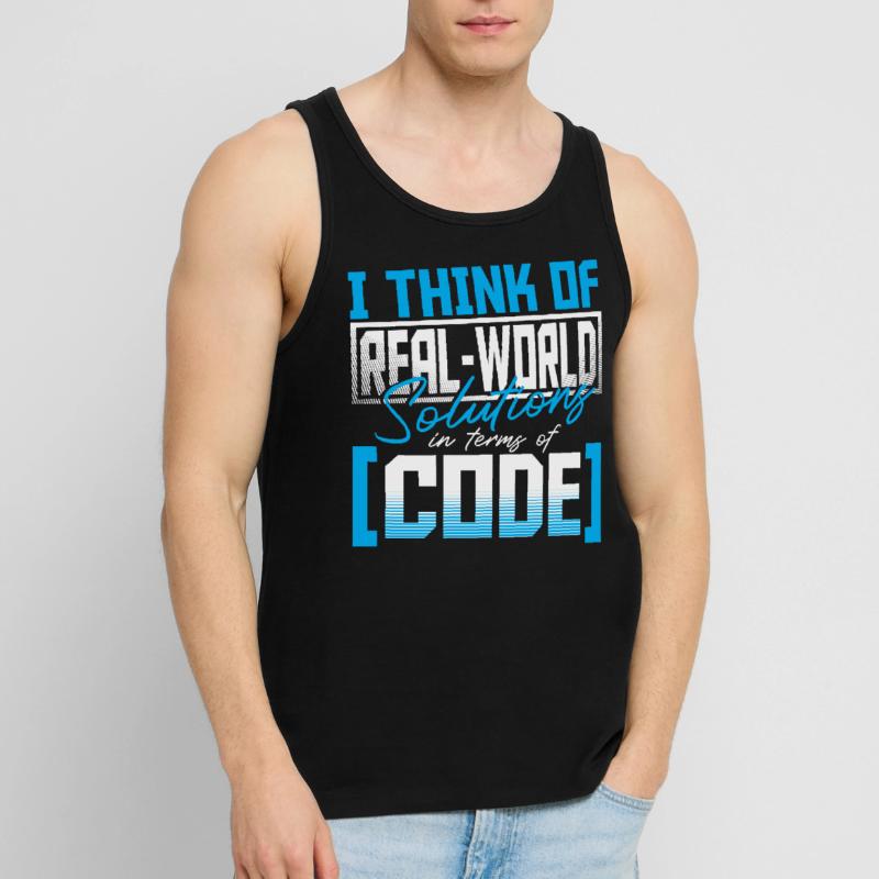 Javascript Software Developer Men's Premium Organic Tank Top