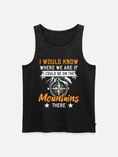 Cartography Geography Map lovers - Men's Premium Organic Tank Top - black