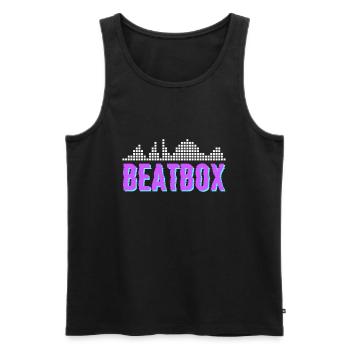 Beatbox Beatboxing Beatboxer - Men's Premium Organic Tank Top - black - Front - AI Model Male 178 light (178cm)