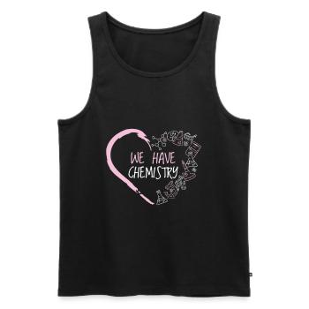 Science - We have chemistry - Men's Premium Organic Tank Top - black - Front - Michal (187cm)