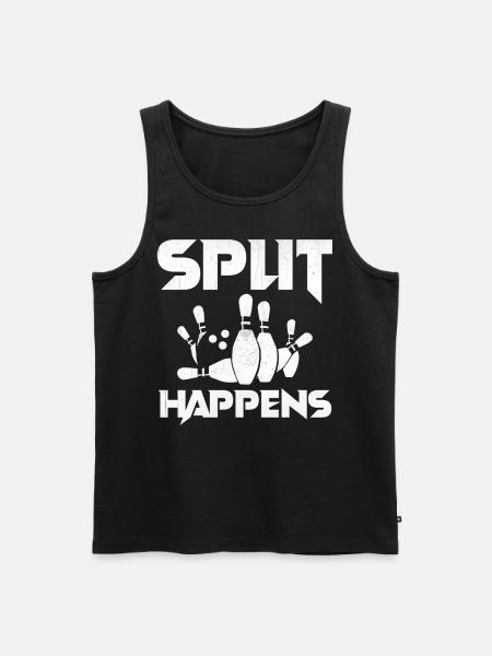 Bowling Smashing Pins - Split - Débardeur bio Premium Homme - noir