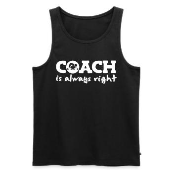 Schwimmer Schwimmen Spruch - Männer Premium Bio Tank Top - Schwarz - Vorne - Michal (187cm)