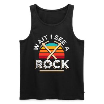 Geologe Gesteinssammler Geologie - Männer Premium Bio Tank Top - Schwarz - Vorne - Michal (187cm)